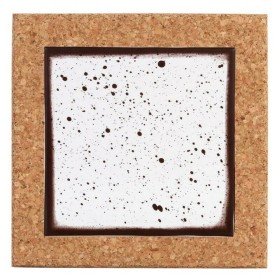 Untersetzer Versa Sansa aus Keramik Blomster 15 x 0,7 x 15 cm | Tienda24 - Global Online Shop Tienda24.eu