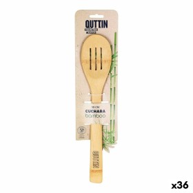 Espátula de Cozinha Quttin Castanho Reta Bambu 30 x 6,2 x 0,8 cm (36 Unidades) | Tienda24 - Global Online Shop Tienda24.eu