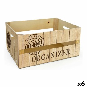 Lot de paniers Home ESPRIT Métal Corde Bois d'épicéa 68 x 35,5 x 35 cm (3 Unités) | Tienda24 - Global Online Shop Tienda24.eu