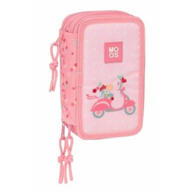 Zweifaches Mehrzweck-Etui CoComelon Back to class Hellblau (21 x 8 x 6 cm) | Tienda24 - Global Online Shop Tienda24.eu