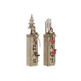 Decorazione Natalizia Multicolore Babbo Natale Bottiglia 8,3 x 8,3 x 28,5 cm | Tienda24 - Global Online Shop Tienda24.eu