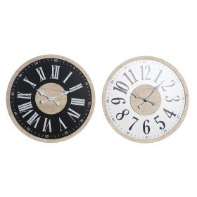 Orologio da Parete DKD Home Decor Nero Rame Argentato Alluminio Plastica Moderno 30 x 4 x 30 cm (2 Unità) | Tienda24 - Global Online Shop Tienda24.eu