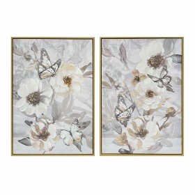 Pintura DKD Home Decor Cristal 50 x 70 x 2,8 cm 50 x 2,8 x 70 cm Cogumelos (2 Unidades) | Tienda24 - Global Online Shop Tienda24.eu