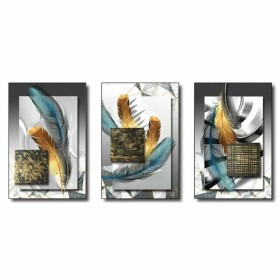 Leinwand DKD Home Decor 50 x 2,7 x 70 cm Papagei Moderne (2 Stück) | Tienda24 - Global Online Shop Tienda24.eu