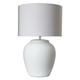 Desk lamp Versa Silver Ceramic 20 x 57 x 20 cm | Tienda24 - Global Online Shop Tienda24.eu