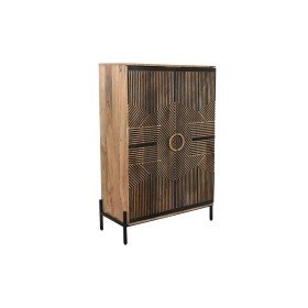 Buffet DKD Home Decor 150 x 43 x 80 cm Blanc Brun foncé Bois de manguier | Tienda24 - Global Online Shop Tienda24.eu