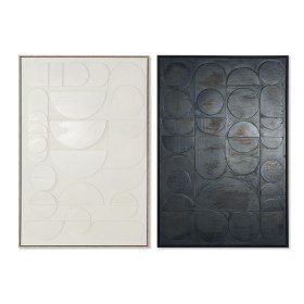 Pintura DKD Home Decor 80 x 3,7 x 100 cm Abstrato Urbana (2 Unidades) | Tienda24 - Global Online Shop Tienda24.eu