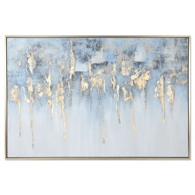 Bild Home ESPRIT Weiß Gold abstrakt Moderne 131 x 4 x 131 cm | Tienda24 - Global Online Shop Tienda24.eu