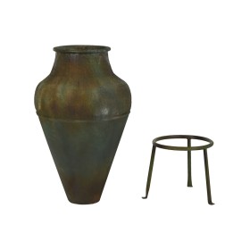 Vase DKD Home Decor 29 x 29 x 36 cm grün Verre trempé | Tienda24 - Global Online Shop Tienda24.eu