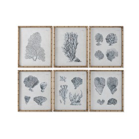 Quadro DKD Home Decor 60 x 4 x 80 cm Moderno Foglia della pianta (2 Unità) | Tienda24 - Global Online Shop Tienda24.eu