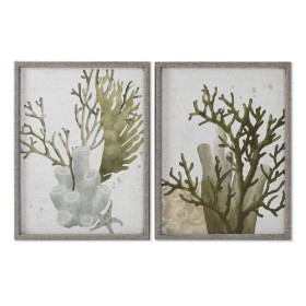 Toile Feuille d'une plante Doré 90 x 30 x 1,5 cm (12 Unités) | Tienda24 - Global Online Shop Tienda24.eu