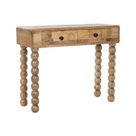 Table d'appoint DKD Home Decor Bleu Beige Bois 32,5 x 32,5 x 42 cm | Tienda24 - Global Online Shop Tienda24.eu