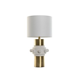 Lampe de bureau Home ESPRIT Blanc Doré 50 W 220 V de Home ESPRIT, Lampes de chevet - Réf : S3059910, Prix : 59,51 €, Remise : %