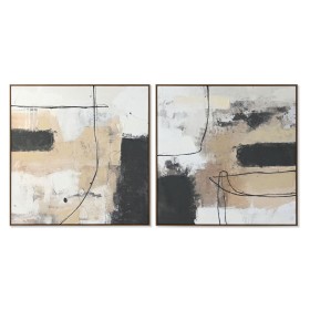 Cadre DKD Home Decor Abstrait 60 x 3 x 90 cm Moderne Laqué (2 Unités) | Tienda24 - Global Online Shop Tienda24.eu