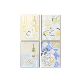 Toile Feuille d'une plante Doré 90 x 30 x 1,5 cm (12 Unités) | Tienda24 - Global Online Shop Tienda24.eu