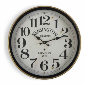 Wanduhr Schwarz Gold PVC Kristall Eisen Holz MDF 47 x 5,5 x 47 cm | Tienda24 - Global Online Shop Tienda24.eu