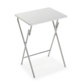 Mesa Dobrável Versa Branco Metal Madeira MDF (37,5 x 65,5 x 47,5 cm) de Versa, Mesas auxiliares - Ref: S3405484, Preço: 23,75...