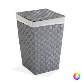 Laundry basket DKD Home Decor With lid 36 x 36 x 55 cm Grey Orange (3 Units) | Tienda24 - Global Online Shop Tienda24.eu