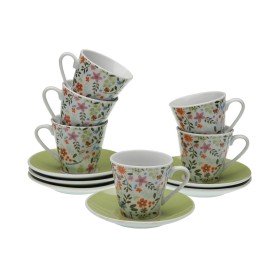 4 Piece Mug Set Home ESPRIT Blue Pink Stoneware 355 ml 9,7 x 7 x 9,2 cm | Tienda24 - Global Online Shop Tienda24.eu