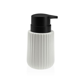 Vaso Home ESPRIT Blanco Natural Resina Bambú 9,5 x 7 x 11 cm | Tienda24 - Global Online Shop Tienda24.eu