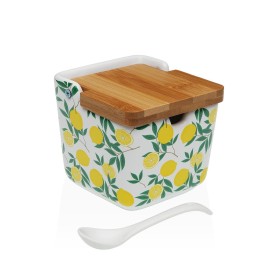 Zuckerdose Versa Sansa Blomster 8,8 x 8,5 x 8,8 cm aus Keramik | Tienda24 - Global Online Shop Tienda24.eu