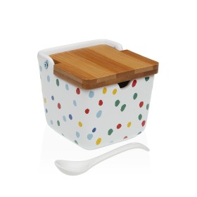 Sugar Bowl Versa Beige 8,8 x 8,5 x 8,8 cm Ceramic | Tienda24 - Global Online Shop Tienda24.eu