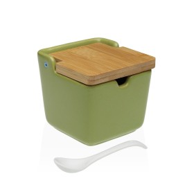 Sugar Bowl DKD Home Decor 29 x 10 x 7 cm Beige Brown Rubber wood (7 Units) | Tienda24 - Global Online Shop Tienda24.eu