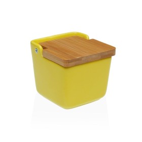 Salière et Poivrière Versa Céramique Dolomite Citron 5,5 x 8,5 x 6 cm | Tienda24 - Global Online Shop Tienda24.eu