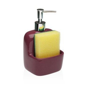 Dispenser di Sapone Versa BURGUNDY Ceramica 9,4 x 17,8 x 10,5 cm di Versa, Supporti e distributori - Rif: S3414373, Prezzo: 6...