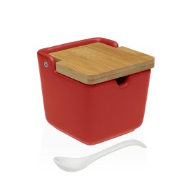 Sugar Bowl Versa Beige 8,8 x 8,5 x 8,8 cm Ceramic | Tienda24 - Global Online Shop Tienda24.eu