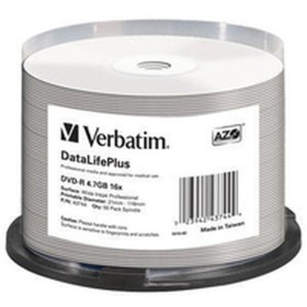 DVD-R Verbatim DataLifePlus 50 Piezas (50 Unidades) de Verbatim, Consumibles de almacenamiento - Ref: M0519703, Precio: 38,82...