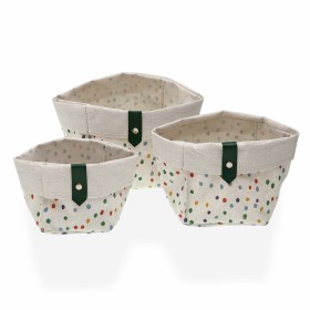 Set de basket Versa Flandes Textile 18 x 14 x 28 cm 28 x 18 x 14 cm | Tienda24 - Global Online Shop Tienda24.eu