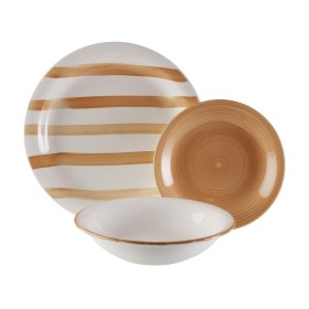 Louça 18 Peças Porcelana 1 cm Papoila | Tienda24 - Global Online Shop Tienda24.eu