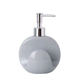 Dispenser di Sapone Versa Trasparente polistirene (8 x 19,5 x 16 cm) | Tienda24 - Global Online Shop Tienda24.eu