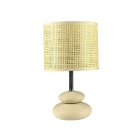 Desk lamp DKD Home Decor Brown Polyester White Bamboo (36 x 36 x 48 cm) | Tienda24 - Global Online Shop Tienda24.eu