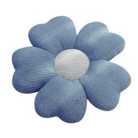 Cushion DKD Home Decor Blue 50 x 10 x 30 cm Flowers | Tienda24 - Global Online Shop Tienda24.eu