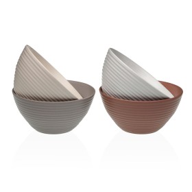 Bowl Versa Beige Stoneware 14 x 8,3 x 14 cm | Tienda24 - Global Online Shop Tienda24.eu