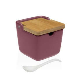 Sugar Bowl DKD Home Decor 29 x 10 x 7 cm Beige Brown Rubber wood (7 Units) | Tienda24 - Global Online Shop Tienda24.eu