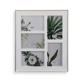 Fotorahmen Home ESPRIT Weiß natürlich Kristall Mango-Holz Indianer 21 x 2 x 26,5 cm | Tienda24 - Global Online Shop Tienda24.eu