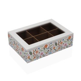 Caja-Joyero Plateado Cerámica 10,2 x 6,3 x 20,5 cm (6 Unidades) | Tienda24 - Global Online Shop Tienda24.eu