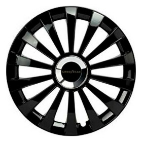 Hubcap Goodyear Monaco Black Silver 16" (4 uds) | Tienda24 - Global Online Shop Tienda24.eu