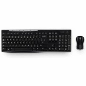 Tastiera e Mouse Nilox COMBO USB NILOX - TECLADO + RATÓN FLAT Nero Qwerty in Spagnolo QWERTY | Tienda24 - Global Online Shop Tienda24.eu