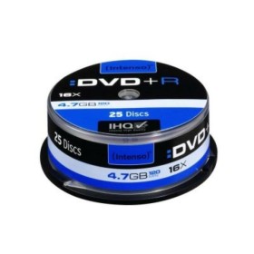 DVD+R INTENSO 4111154 16x 4.7 GB 25 pcs de INTENSO, Consumíveis de armazenamento - Ref: S0200480, Preço: 17,92 €, Desconto: %