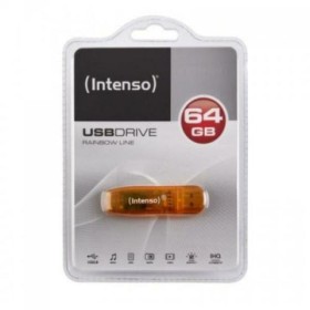 Clé USB INTENSO FAELAP0282 USB 2.0 64 GB Orange 64 GB Clé USB de INTENSO, Clés USB - Réf : S0200494, Prix : 7,55 €, Remise : %