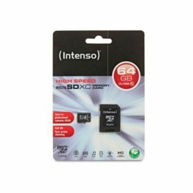 Cartão de Memória Micro SD com Adaptador INTENSO 3413490 64 GB Classe 10 de INTENSO, Cartões de memória - Ref: S0200514, Preç...