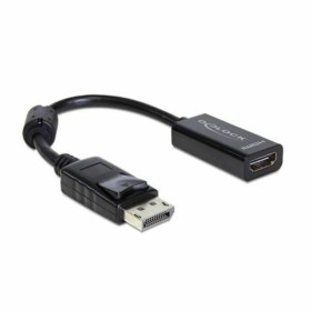 DisplayPort to HDMI Adapter DELOCK Adaptador DisplayPort HDMI 13 cm Black by DELOCK, DisplayPort Cables - Ref: S0200550, Pric...