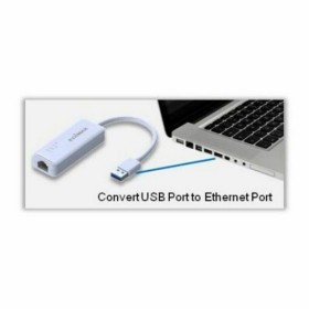 Adaptador Ethernet para USB 3.0 Edimax EU-4306 de Edimax, Cartões de rede - Ref: S0200632, Preço: 20,15 €, Desconto: %