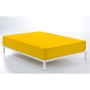 Sábana Bajera Alexandra House Living Mostaza 150 x 190/200 cm de Alexandra House Living, Sábanas y fundas de almohada - Ref: ...