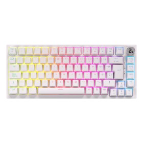 Keyboard The G-Lab KEYZ HYDROGEN White Spanish Qwerty | Tienda24 - Global Online Shop Tienda24.eu