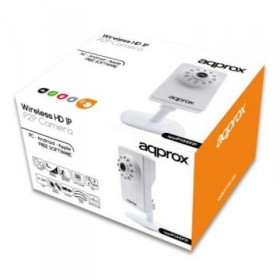 Caméra IP approx! APPIP03HDP2P HD IR P2P micro SD Wifi Blanc de approx!, Équipement de vidéosurveillance - Réf : S0203074, Pr...